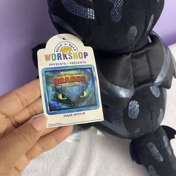 How to Train Your Dragon Toothless Stuffed Animals Plush Toy - Picture 5 of 9